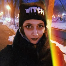 Осенне-зимние вязаные шапки в стиле хип-хоп, панк-шляпы с вышивкой в виде ведьмы для женщин, хипстерские Повседневные вязаные шапки унисекс