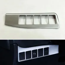 Car Interior ABS Headlight Fog Light Switch Control Trim Cover Panel Frame Deocration For Outlander 2016 Car Styling