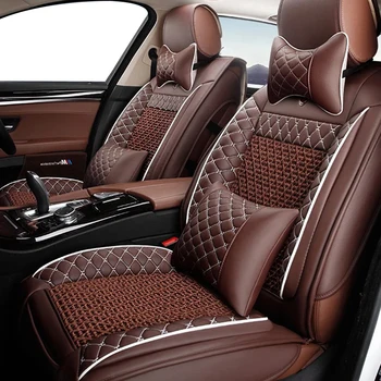 

Car Wind leather car seat cover For mitsubishi pajero 4 2 sport outlander xl asx accessories lancer covers for vehicle seats
