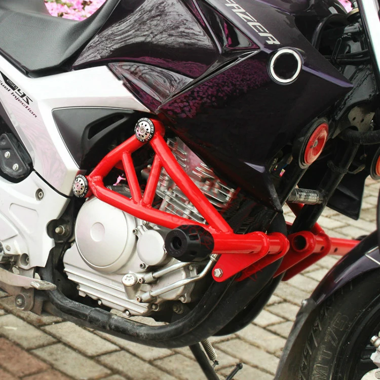 Привлекательный бампер для Yamaha Fazer YS250 YBR 250; YS Female; 250 двигателя защитная защита защитный барьер спереди и защита от скольжения бар
