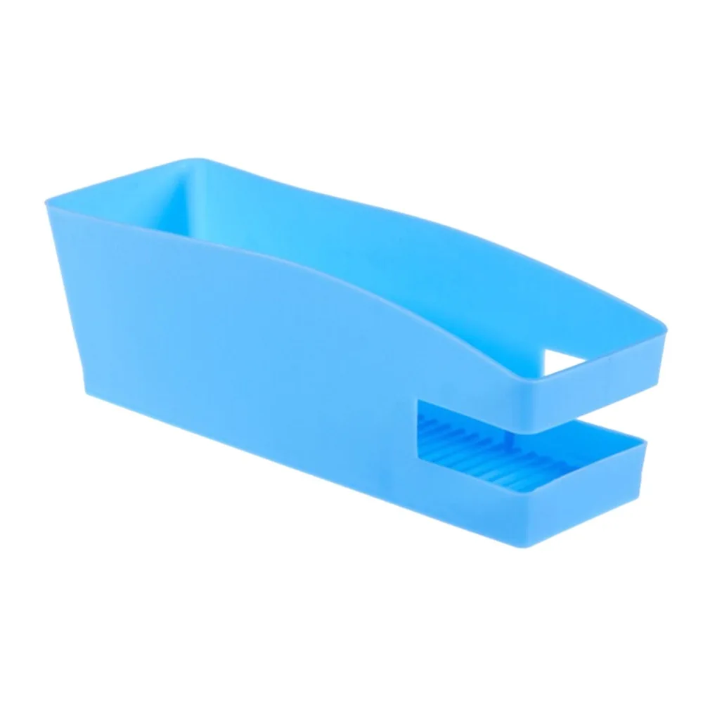 

Multipurpose Plastic Storage Box Simple Desktop Organizer with Jagged Plate for Shoes/Controller/Shampoo