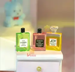 Кукольный дом аксессуары 3 маленькие парфюмерные флаконы