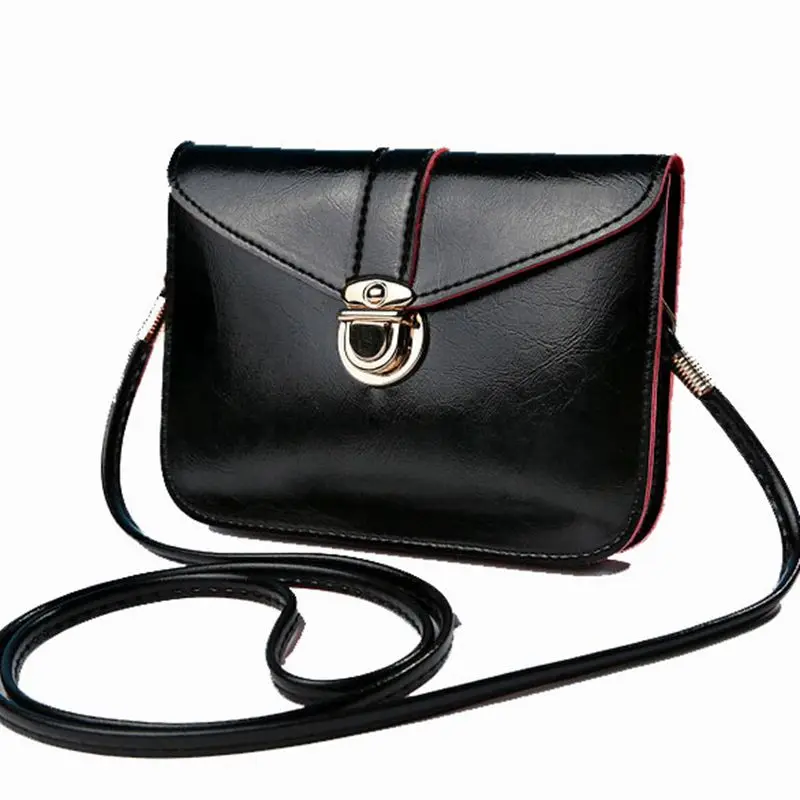 2016 Женщины сумка почтальона сумочки Винтаж стиль PUsoft кожаные сумки Сладкий симпатичные Креста тела сумки Сцепления сумка F40-823