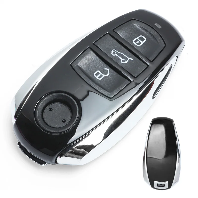 KEYECU 315/ 433/ 868MHz ID46/ 7953 Chip 3 Button Replacement Smart Card Remote Key Fob for Volkswagen T*ouareg 2010-2014