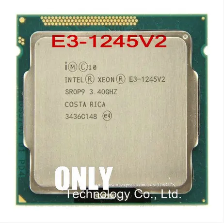 Original E3-1245v2 E3-1245 v2 E3 1245 v2 CPU Processor 3.4G (8M Cache, 3.40 GHz) Quad Core 22 nm 77 W scrattered pieces best processor for laptop
