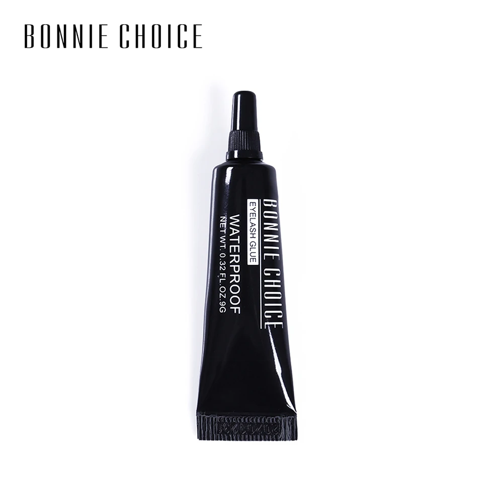 BONNIE CHOICE клей для ресниц прозрачный черный водонепроницаемый накладных