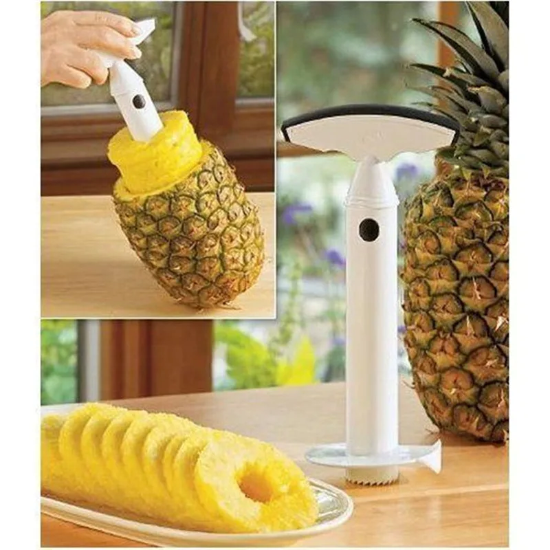 

PINEAPPLE Peeler Corer Slicer Cutter Fruit Apple Kitchen Utensil Gadget New