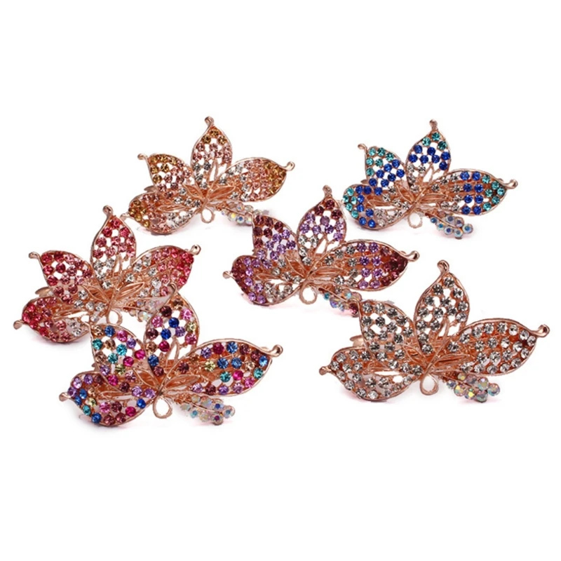 

Hair Clip Maple Leaf Wedding Headdress Women Headwear Hairgrips Bride Accessory