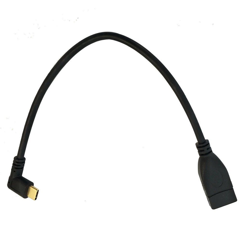Danspeed USB 3.1 Тип c углом мужчин 3.0 Женский OTG данных адаптер Соединительный кабель|usb