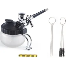 Аэрограф для чистки горшка стабилизатор высокое качество стеклянная банка спрей ручка/Набор для очистки опциональный держатель бутылки Краска станция фильтр