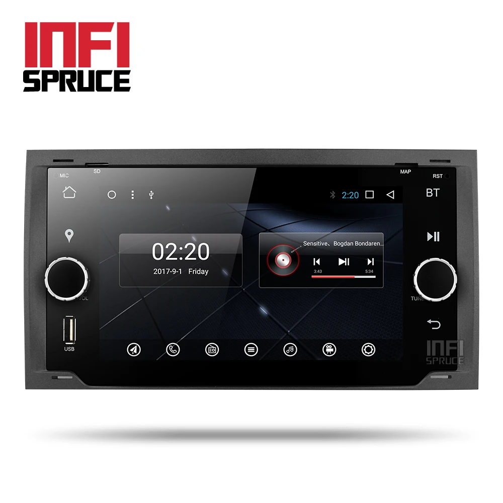 Android 9 0 автомобильный dvd для Ford focus Mondeo S max smax c с 32 Гб rom радио gps медиаплеер 1024*600
