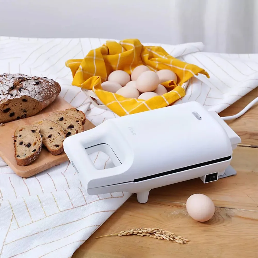 Xiaomi Mijia Pinlo Mini Sandwich Machine Fast Food Maker Easy Storage High Capacity Curved Inner Liner for Home Office DIY Food (3)