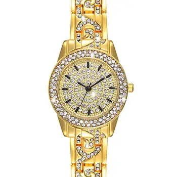 

Original Brand Watch Quartz Ladies Gold Fashion Wrist Watches Diamond Stainless Steel Women Wristwatch Girls Female Clock Hours