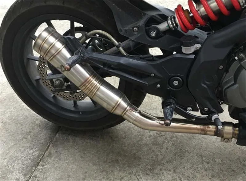 Velocidad escorpión gprace moto Akrapovic escape silenciador escape para KTM ECT NINJA250 NINJA650 ER6N FZ400 Z750 Z800 con calcomanía