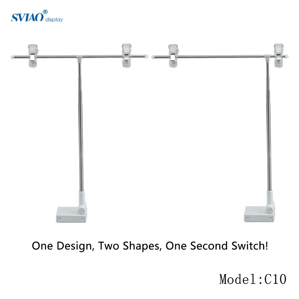 

Metal material magnetic table sheft poster display clip stand advertising poster Display Stand Rack Holder frame notice board