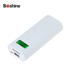 Soshine E4S 2 слота ЖК-дисплей Интеллектуальный USB Батарея Зарядное устройство для литий-ионных 18650 Перезаряжаемые Батарея Поддержка Мощность Bank для сотового телефона