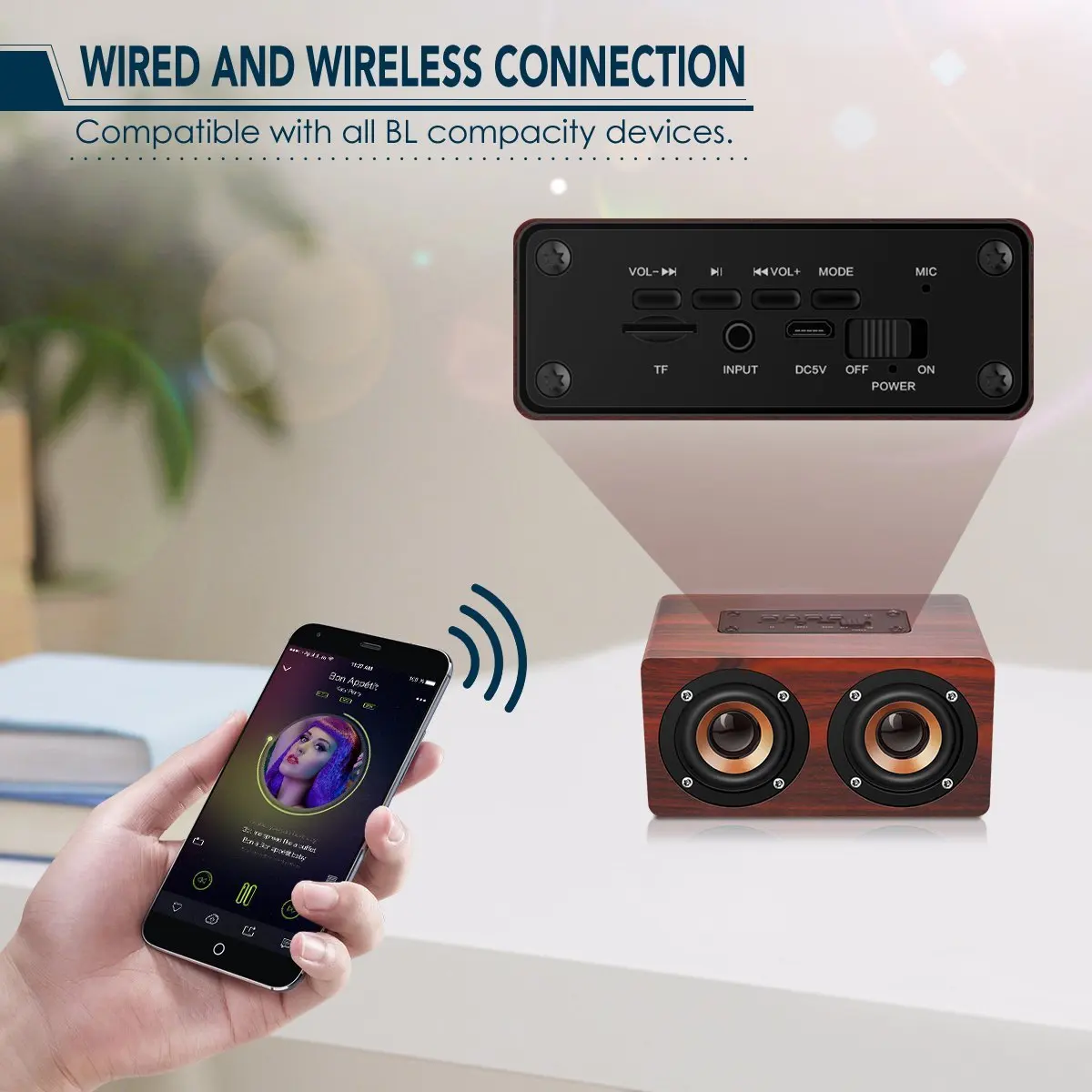 Лучшие предложения деревянная bluetooth колонка в стиле ретро Беспроводная Hi Fi