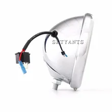 Carcasa de faro Led para moto, 5, 3/4 pulgadas, 5,75 pulgadas, cubo para Har ley da-vidson FXWG Chopper, 1 Uds.