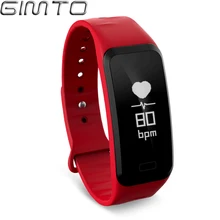 GIMTO Sport Smart Bracelet Watch blood pressure heart rate sleep monitor blood oxygen pedometer Waterproof Clock for IOS Android