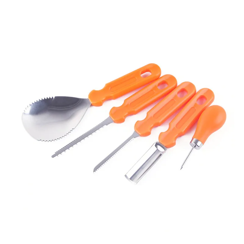 514 PCS 1Set Carving Tools Kit Vegetable Fruit Food Chisel Kitchen Cutting Peeler Slicer Safe Pumpkin knives Tool Suit  (8)