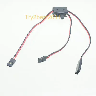 

Upgraded three-wire line cord switch universal plug for JR Futaba servo rc model