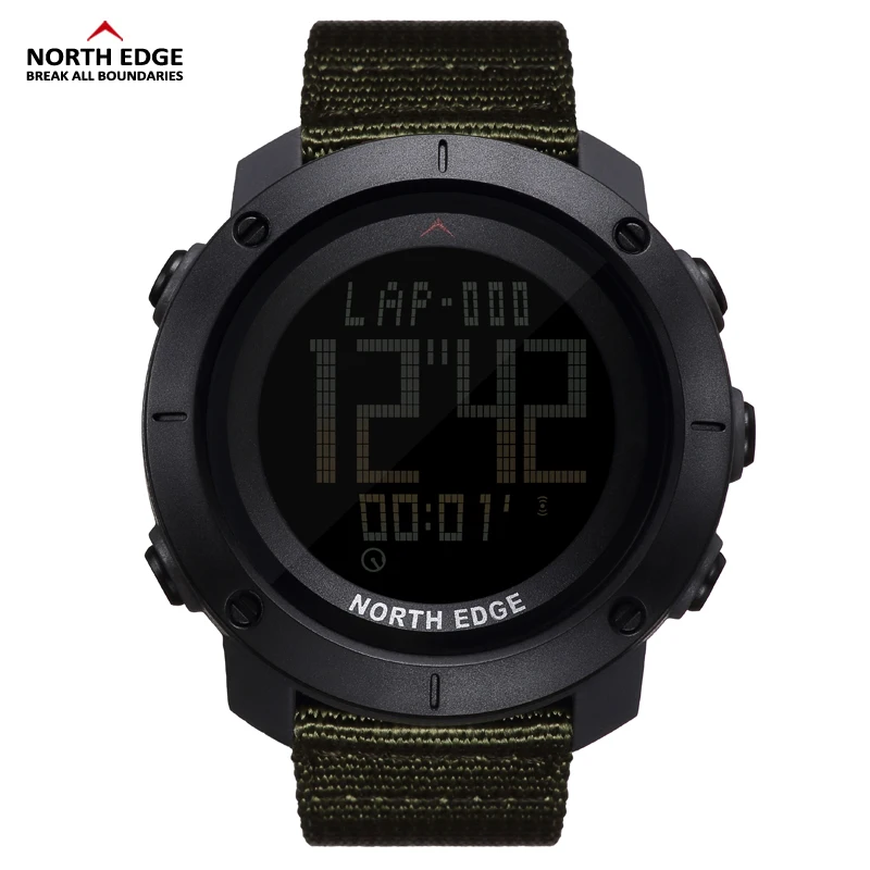  Man sports digital military army watch Waterproof Hours Running Swimming water resistant 50m stopwa