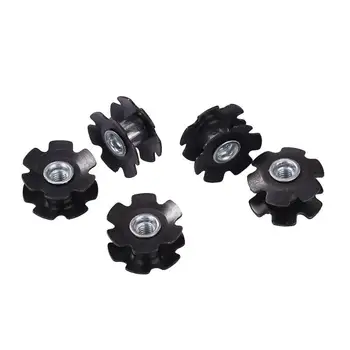 

5pcs Bicycle Carbon Fiber Sunflower Core Front Fork Screw steel Bowl Core Sets for MTB Bicycle Outdoor Cycling Accessories
