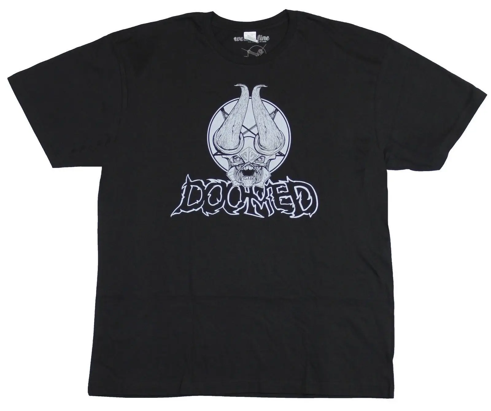  Dota 2 Mens T-Shirt - Doomed Demi hero Doom Rock Style Logo Image Cartoon t shirt men Unisex New Fa