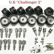 HL3908-1 1/16 1:16 U.K "Challenger 2" RC Танк обновленные части стальной коробки передач/металлический трек/набор металлических ступиц колеса/металлические главные шестерни