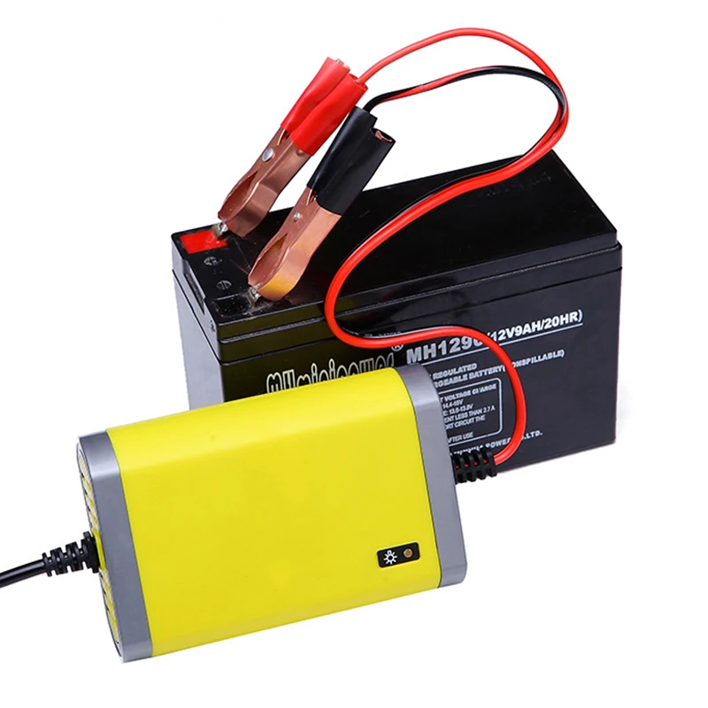 12V 2A Smart Car Battery Charger Automatic Auto Motorcycle Lead Acid US