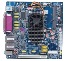 D525p 2 * сетевой карты 6 * COM ITX мини-компьютер материнская плата HTPC Поддержка WI-FI 4 * USB Интерфейс Новый доска 100% тестирование совершенной качественно