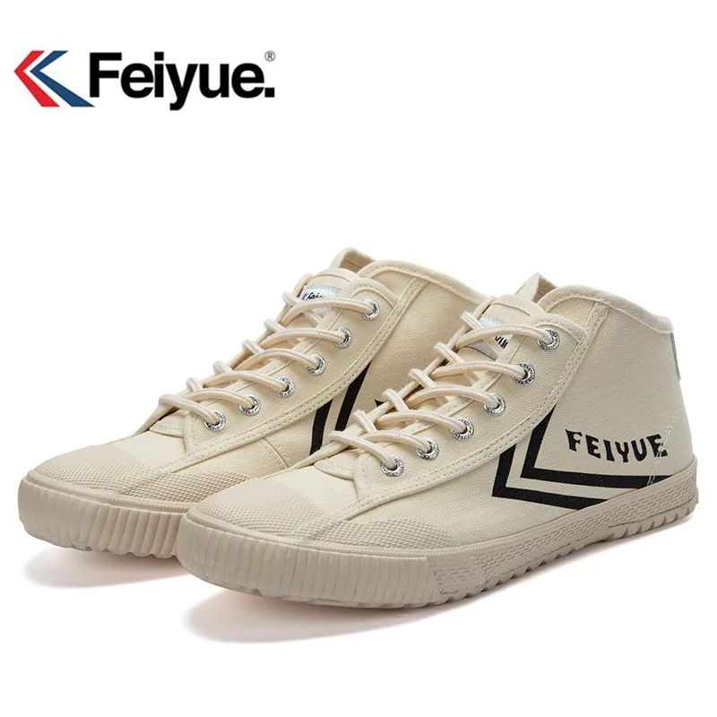 Feiyue/Новинка; обувь Delta Mid Felo; высокие кроссовки для боевых искусств; KungFu; классическая парусиновая обувь