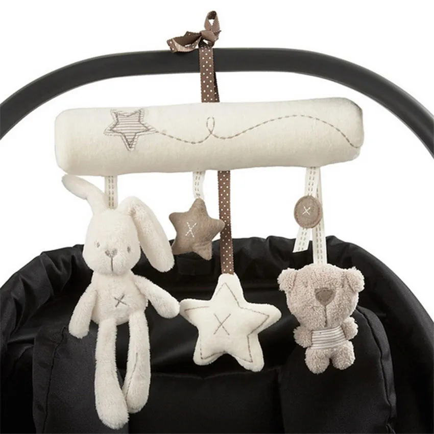 Hand-Bell-Multifunctional-Plush-Toy-Cute-Rabbit-baby-music-hanging-bed-safety-plush-toy-Stroller-Mobile
