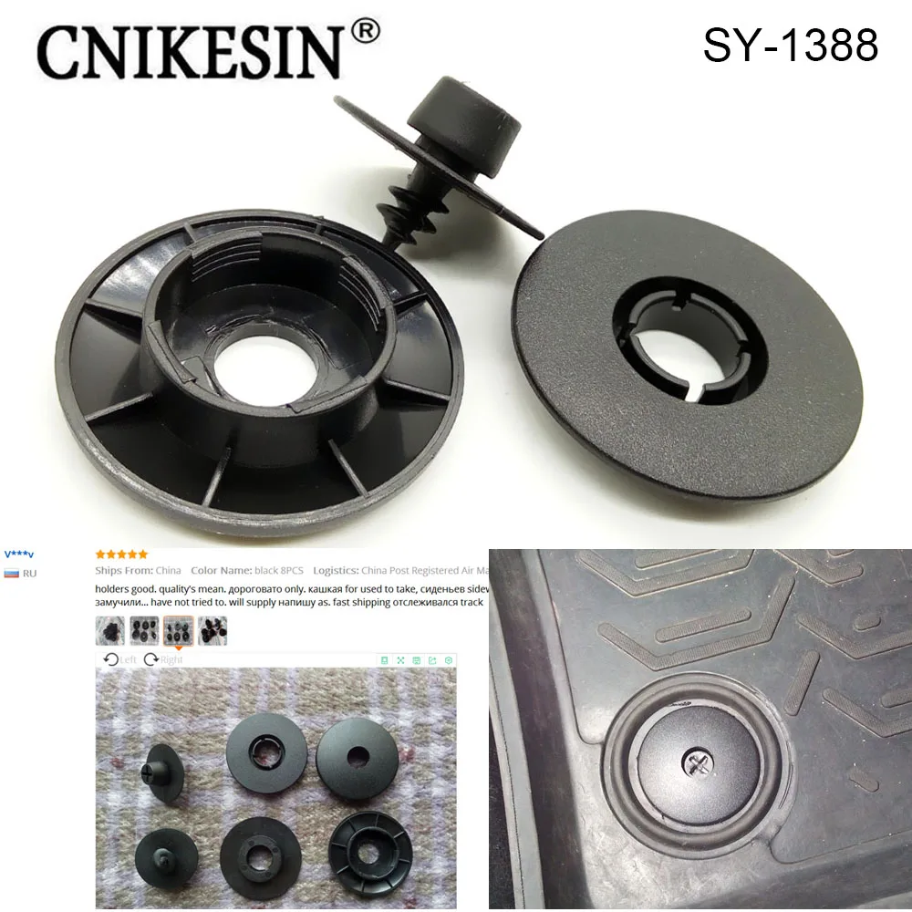 5pcs Auto mats clamp Car fastener clips universal Car Antiskid pad