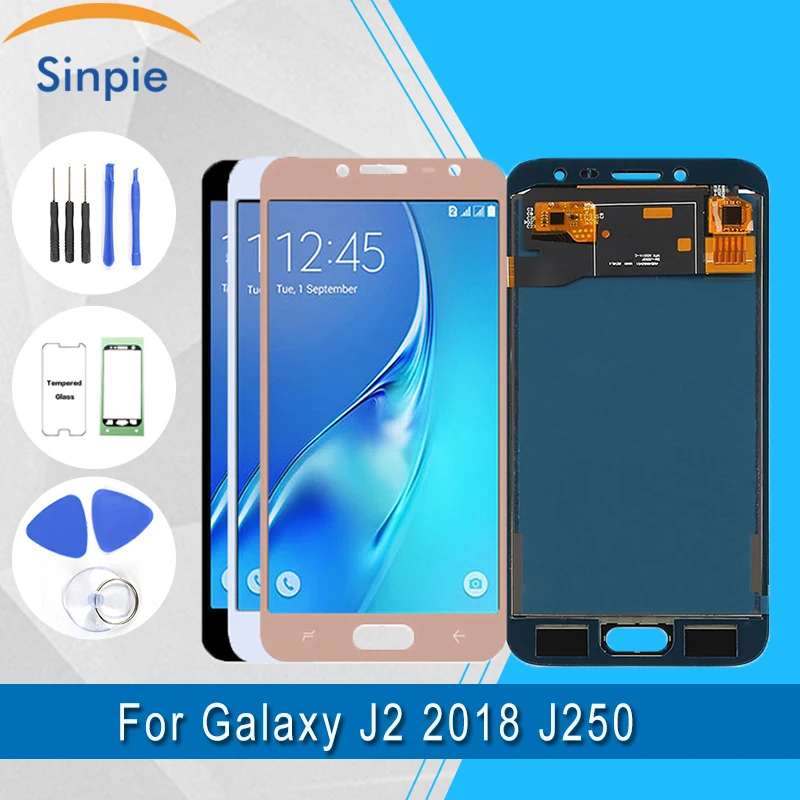 

TFT For Samsung LCD SAMSUNG Galaxy J2 Pro LCD 2018 J250 J250F J250DS Display Touch Screen Digitizer Assembly 100% Tested