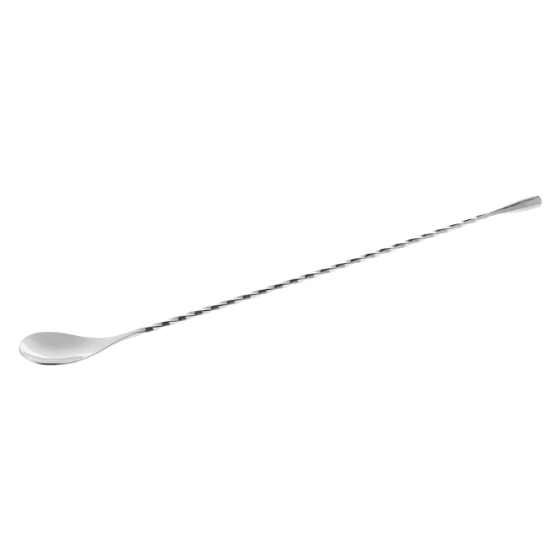 NEW Stainless Steel Muddler Threaded Swizzle Stick Cocktail Stirring Spoon Bar Tools - Цвет: silver