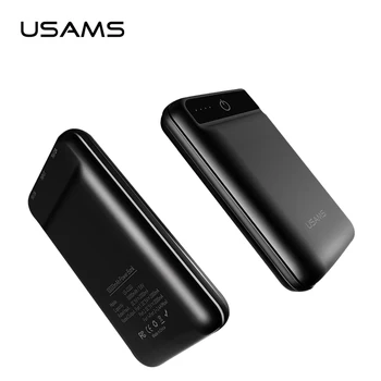 

USAMS Universal 10000mAh Power bank for xiaomi power bank powerbank for iPhone 6 7 Samsung Mobile Phone