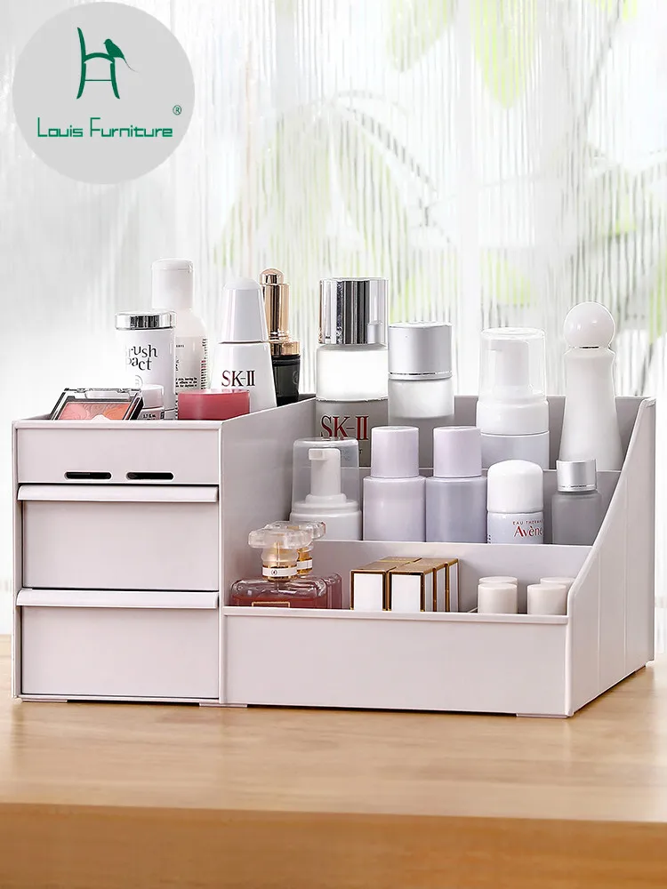 

Shelves Dormitories Cosmetics Drawer Students' Desktop Finishing Boxes Makeup Boxes Dressing Tables Skin Care Products