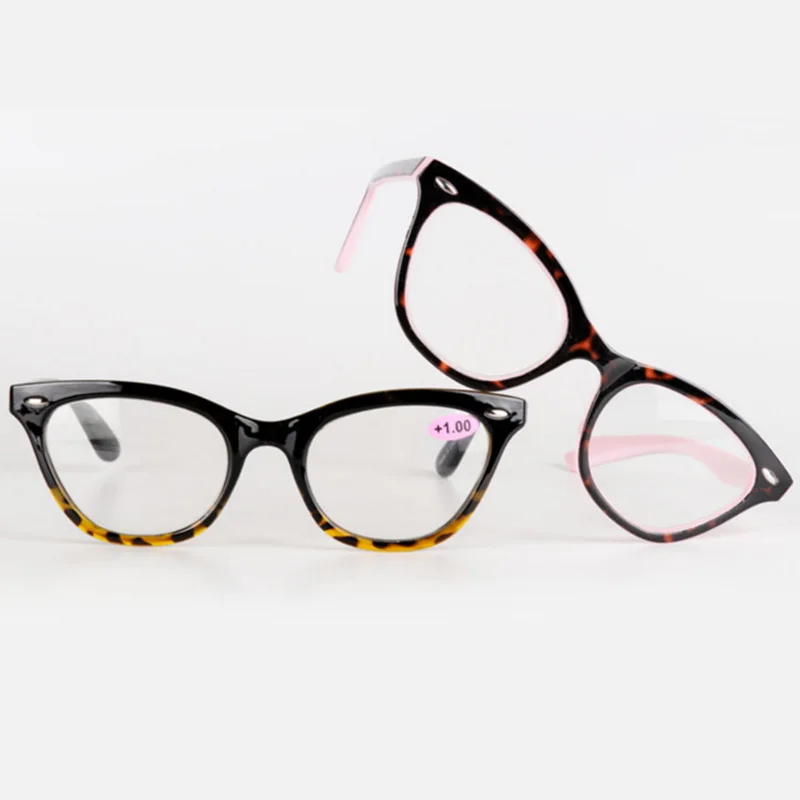 

2019 new reading glasses cat eye frame high quality reading glasses ladies fashion comfortable reading glasses diopter 1.0-3.5