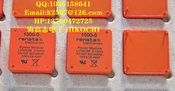 

R E N A T A Encapsulated battery 1000-0 power modules for soldering versions for ,without decoupling diodes