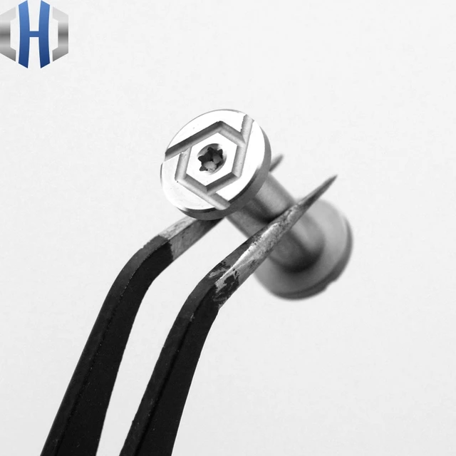 DIY Tool Making Screws Shank Pair Locking Rivets Stainless Steel Knives Plum Head Shank Screws