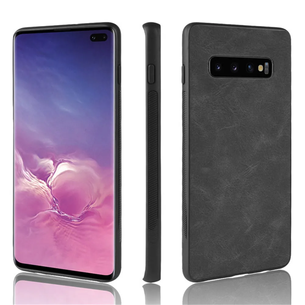 

For Samsung S10 Case Samsung S10 Plus Luxury PU Leather Hard Back Cover Case For Samsung Galaxy S10e S 10 S10plus Phone Cases