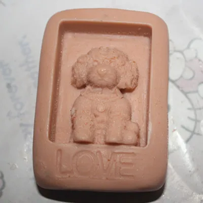 

C306 The dog Art Silicone Soap mold Craft Molds DIY Handmade soap molds