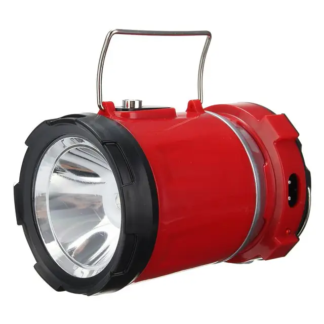 5w Portable Collapsible Led Light Adjule Camping Solar Dc Rechargeable Lantern Emergency Torch Outdoor Tent Lights In Lanterns From