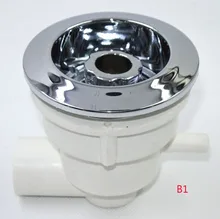 3.5 Massage tub nozzle,Round plastic surface massage jet with chrome,Spa hot tub accessories