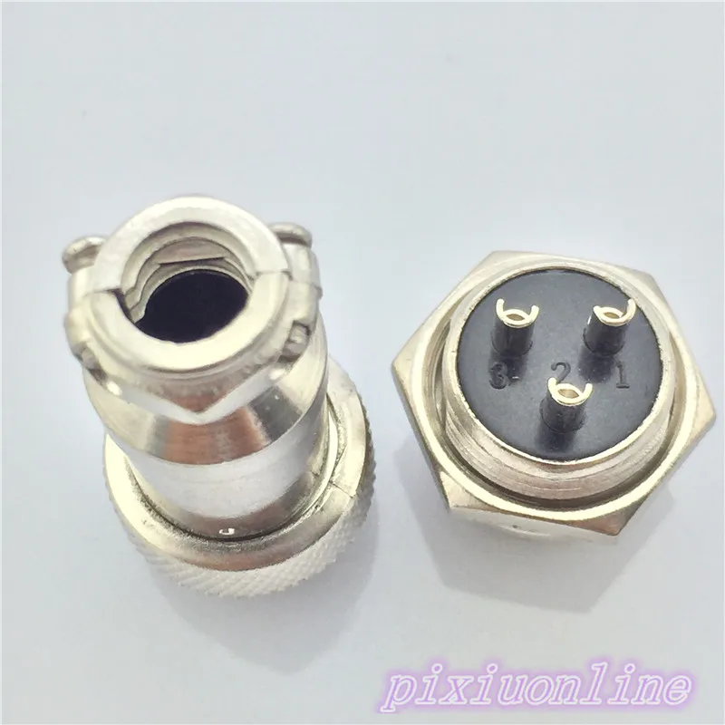 1set GX16 3 Pin Male Female L71Y Diameter 16mm Circular Connector Aviation Socket Plug Wire Panel Connector High Quality On Sale