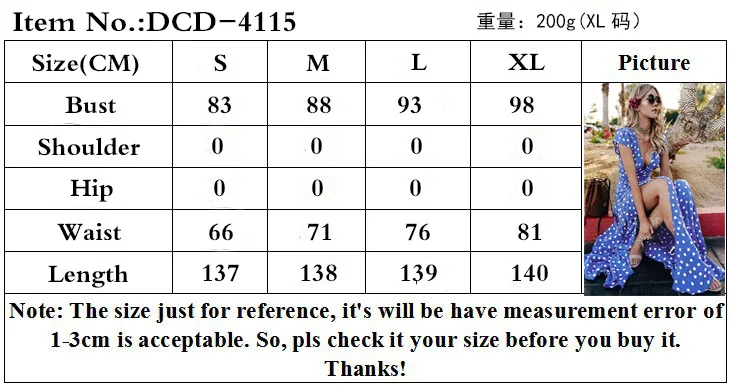 Summer Women's Dress Casual Style Fashion V-neck Ladies Long Maxi Dress Casual Short Sleeve Polka Dot Dress Female (1)
