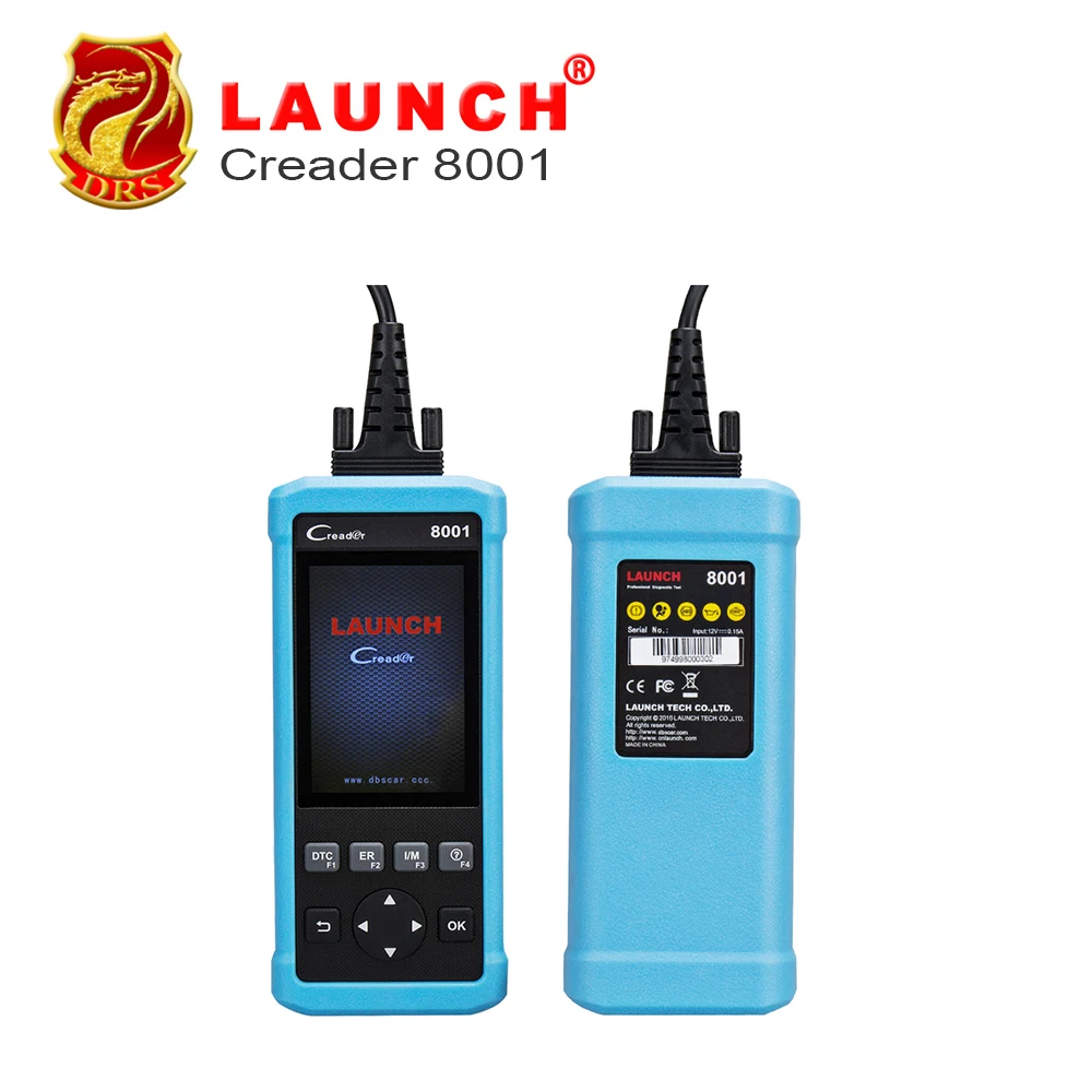 

Launch X431 Creader 8001 Full OBDII/EOBD Functions Diagnostic Tool Scanner Support Oil/EPB Reset DIY Code Reader Diagnostic-tool