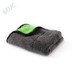 MJJC 45X38 см полотенце из микрофибры ультра Absorbancy ткань для мытья автомобиля 840gsm микрофибры сушки Полотенца автомобилей воском для полировки