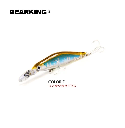 2018 Bearking Bk17 M65 воблер в виде гольяна 6 5 см г 1 шт. приманка для рыбной ловли глубокая